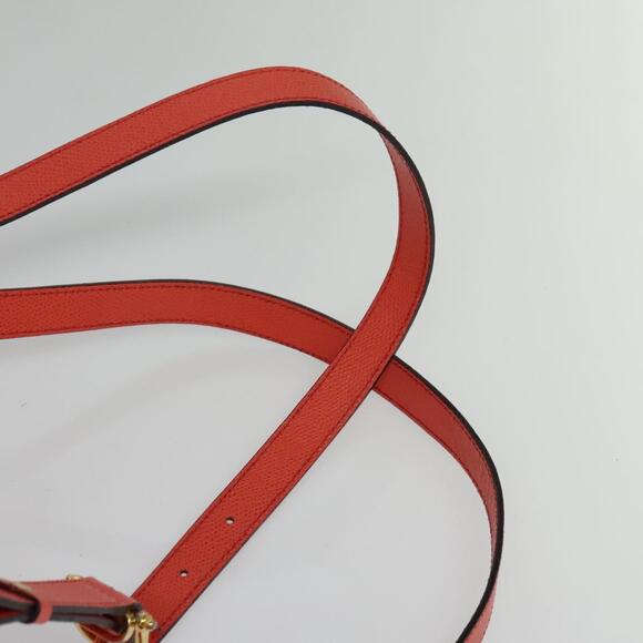 CELINE Backpack Leather Orange Gold - Picture 8 of 12